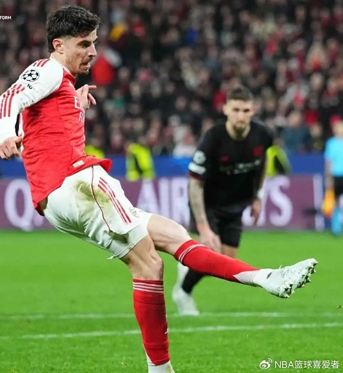 阿森纳客场1-1勒沃库森 点球绝平终结8连胜助晋级